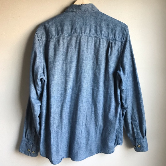 Original Weatherproof Vintage Flannel Large Blue - Picture 6 of 8